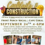 Cocktails & Construction networking event